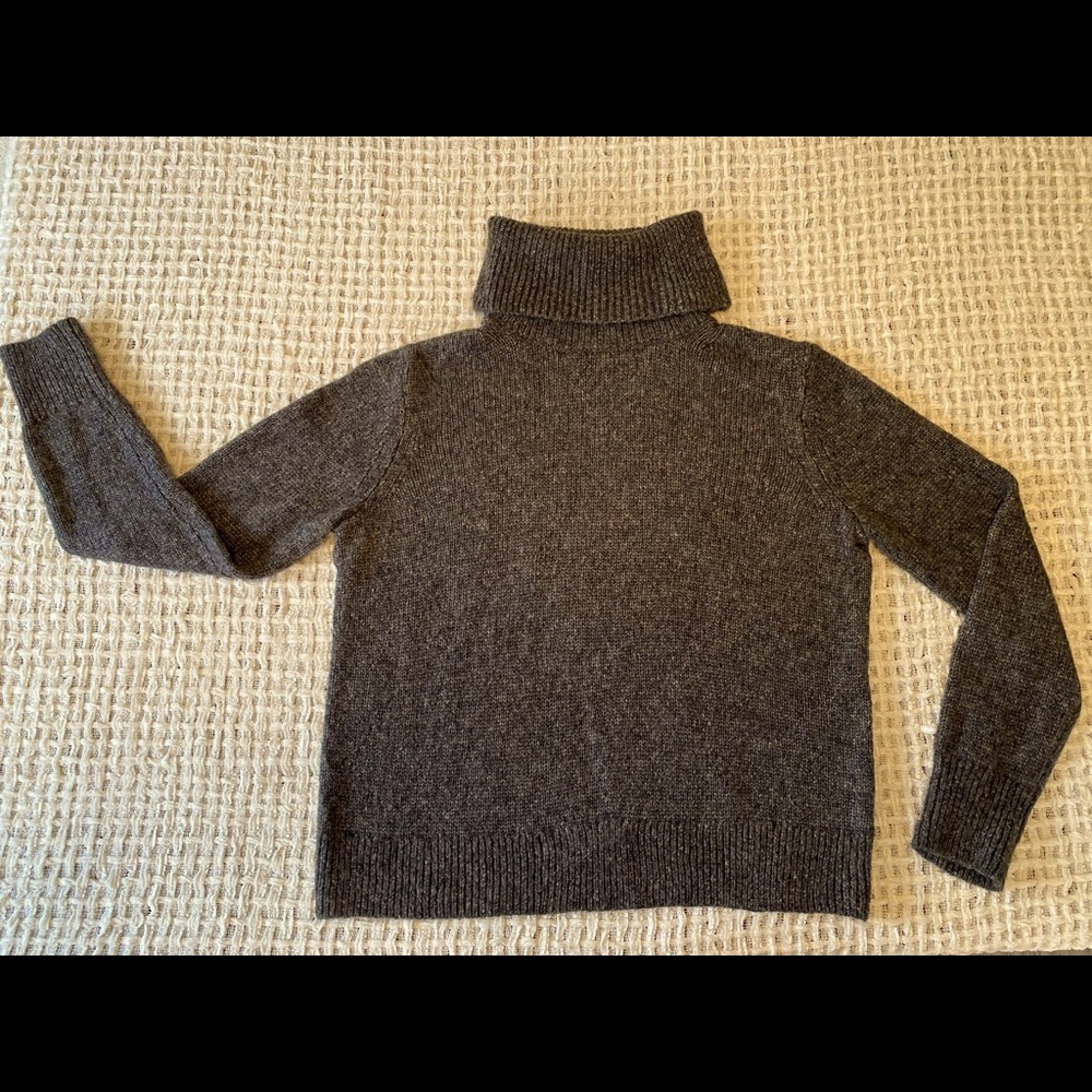 Grey BR Turtleneck Wool Sweater - size M